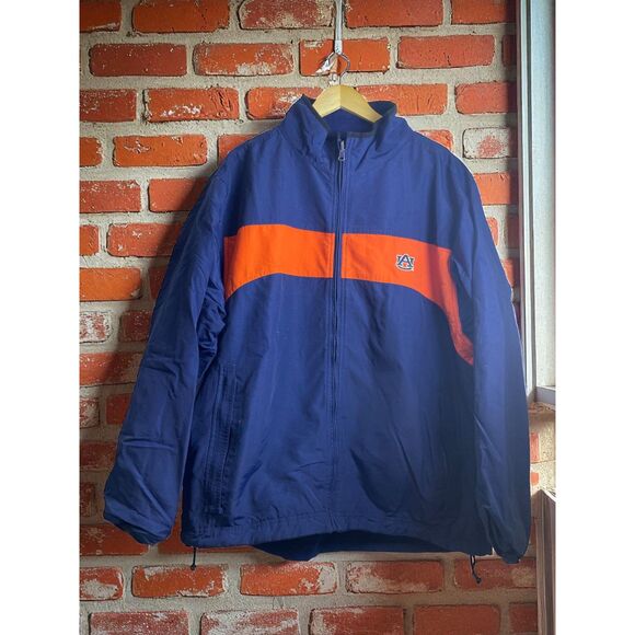 Auburn Tigers Russell Athletic Vintage Reversible Full-Zip Jacket – Size L - Picture 1 of 5